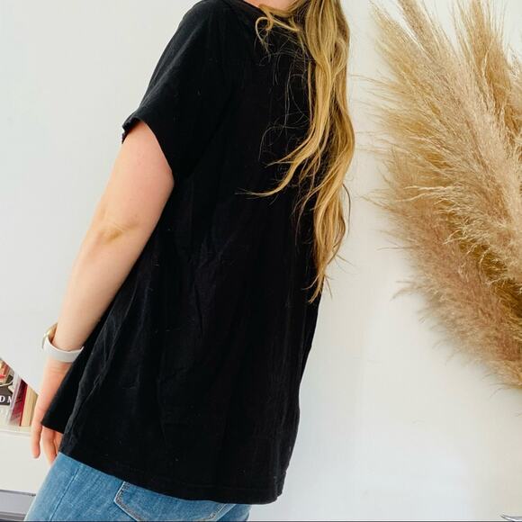 FOREVER 21 F21 Men’s Basic Classic Black Crew Neck Short Sleeve Tee T Shirt XXL - Picture 2 of 6